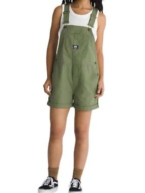 Vans Ground Work Shortalls Olive Green